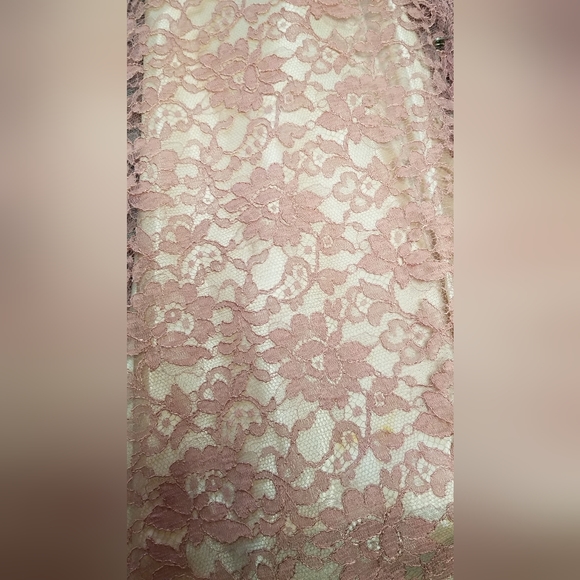 Women's Antique Vintage 1940s formal/cocktail dress, Charles Berg, Dusty Rose - Picture 8 of 12